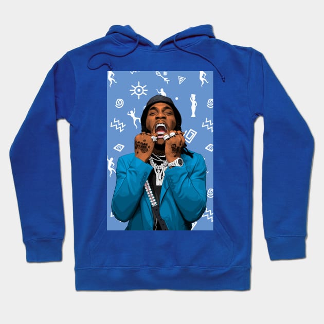 BURNA BOY Hoodie by Black hub